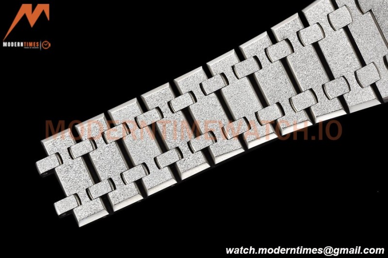 Audemars Piguet - Royal Oak 15510 41mm SS/SS Frosted Blk/Stk APSF A4302 Mod