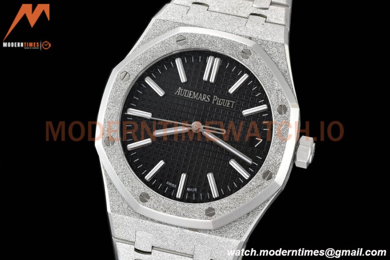 Audemars Piguet - Royal Oak 15510 41mm SS/SS Frosted Blk/Stk APSF A4302 Mod