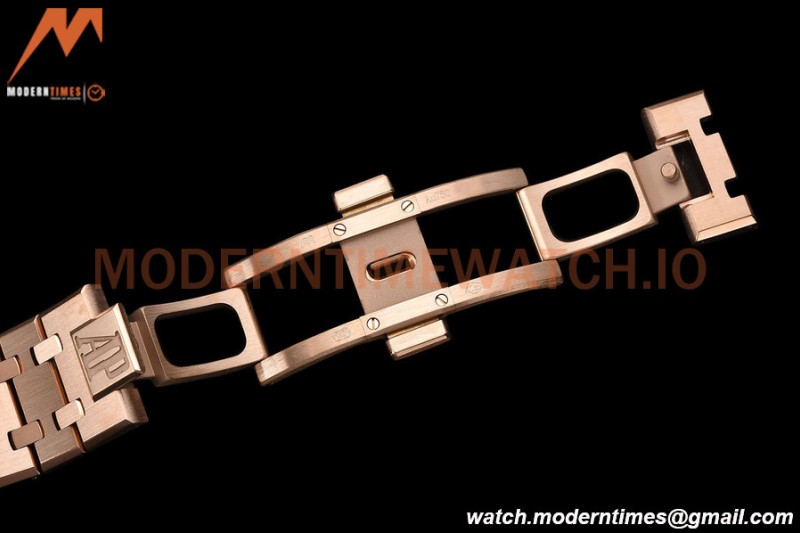 Audemars Piguet - Royal Oak 15510 50th Anniversary 41mm RG/RG Blk/Stk APSF A4302 Mod