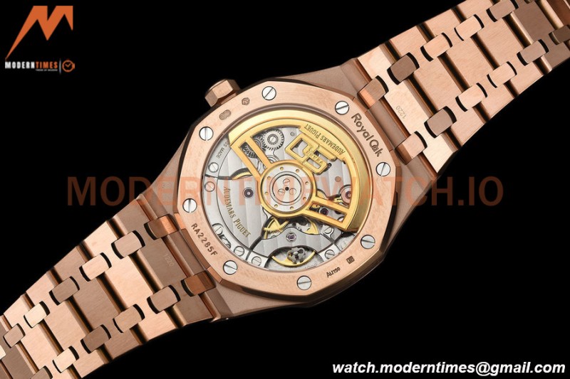Audemars Piguet - Royal Oak 15510 50th Anniversary 41mm RG/RG Blk/Stk APSF A4302 Mod