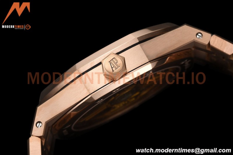 Audemars Piguet - Royal Oak 15510 50th Anniversary 41mm RG/RG Blk/Stk APSF A4302 Mod