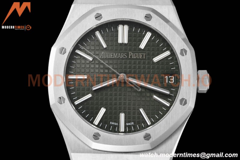Audemars Piguet - Royal Oak 15510 41mm SS/SS Grn/Stk APSF A4302 Mod