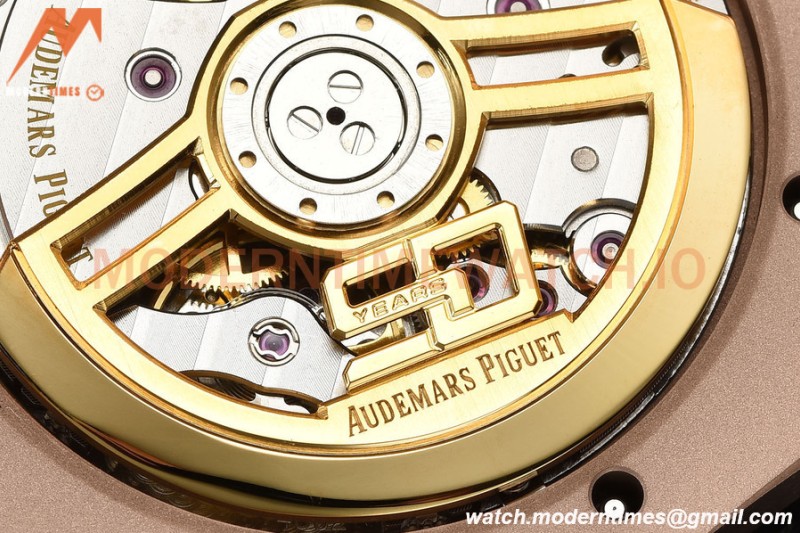 Audemars Piguet - Royal Oak 15500 41mm RG/LE Blk/Stk APSF V3 A4302 Mod