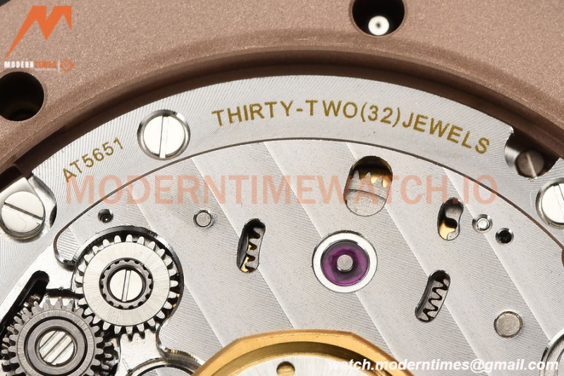 Audemars Piguet - Royal Oak 15510 50th Anniversary 41mm RG/LE Blk/Stk APSF A4302 Mod