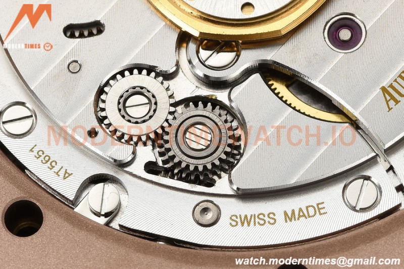 Audemars Piguet - Royal Oak 15510 50th Anniversary 41mm RG/LE Blk/Stk APSF A4302 Mod