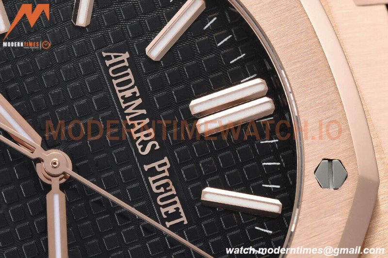 Audemars Piguet - Royal Oak 15510 50th Anniversary 41mm RG/LE Blk/Stk APSF A4302 Mod