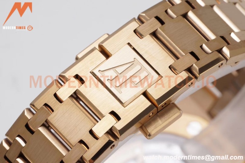 Audemars Piguet - Royal Oak 15202OR 39mm Jumbo Extra Thin RG/RG Blue ZF A2121
