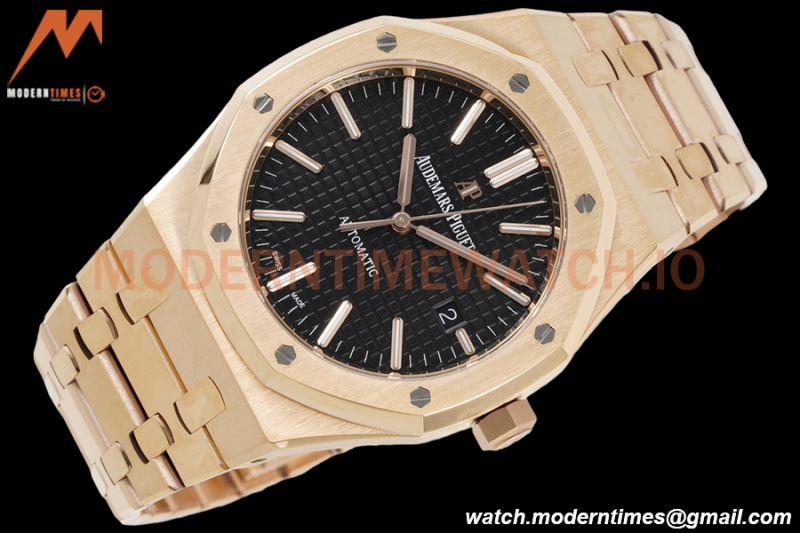 Audemars Piguet - Royal Oak 15400OR RG/RG Black ZF V2 A3120