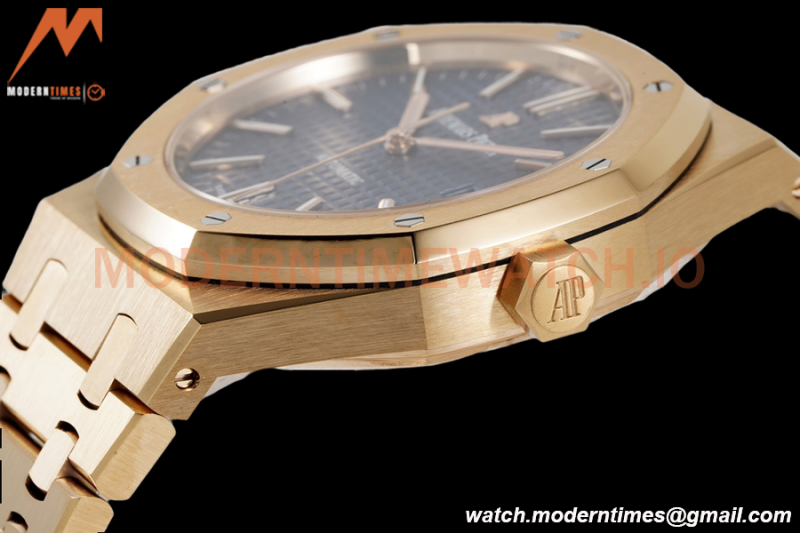 Audemars Piguet - Royal Oak 15400OR RG/RG Blue ZF V2 A3120