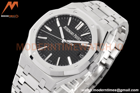 Audemars Piguet - Royal Oak 15510 50th Anniversary 41mm SS/SS Blk/Stk ZF A4302 Mod