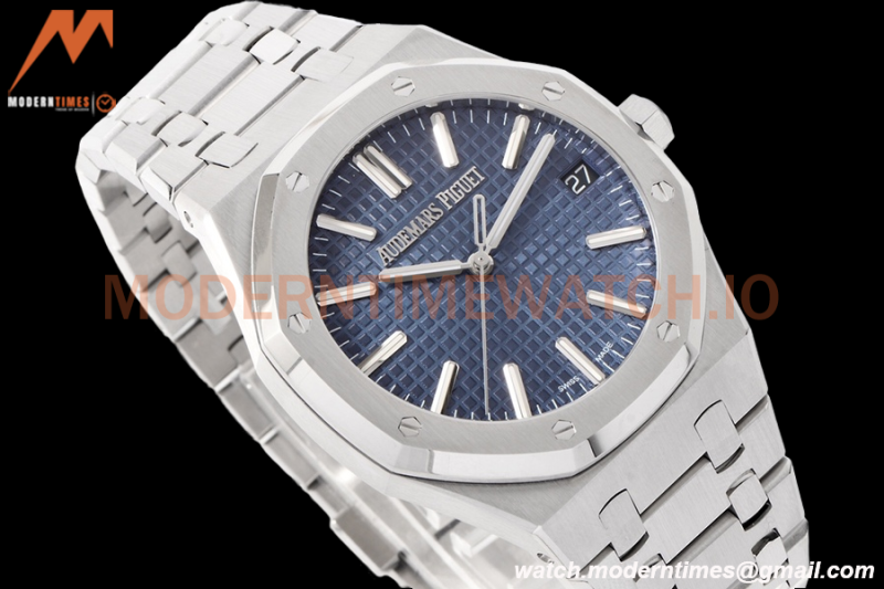 Audemars Piguet - Royal Oak 15510 50th Anniversary 41mm SS/SS Blue/Stk ZF A4302 Mod