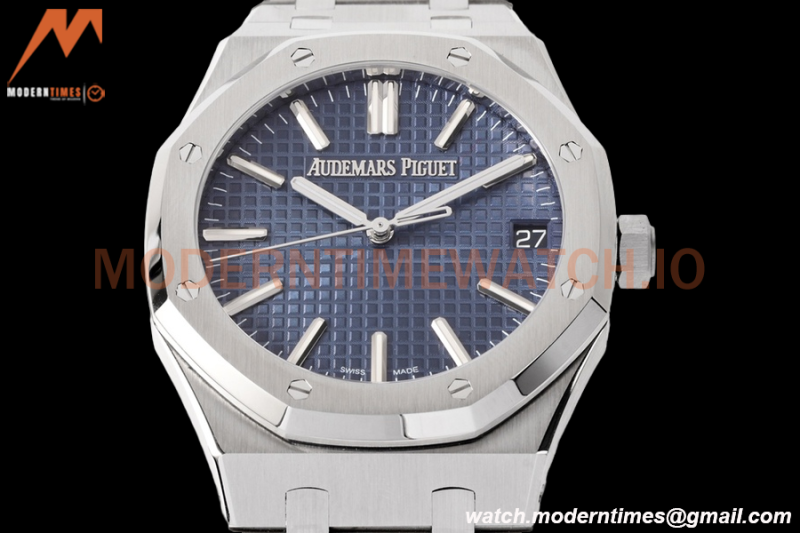 Audemars Piguet - Royal Oak 15510 50th Anniversary 41mm SS/SS Blue/Stk ZF A4302 Mod