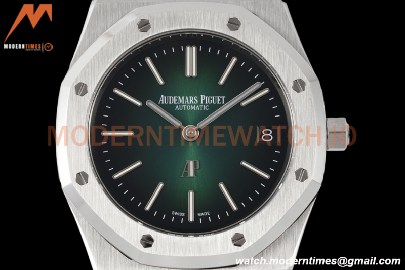 Audemars Piguet - Royal Oak 39mm 16202PT 50th Anniversary SS/SS Green ZF A7121