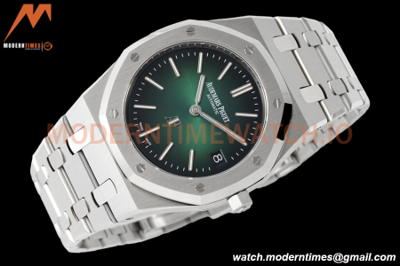 Audemars Piguet - Royal Oak 39mm 16202PT 50th Anniversary SS/SS Green ZF A7121