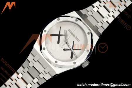 Audemars Piguet - Royal Oak KAWS 15500 41mm SS/SS XX Silver Dial APSF A4302