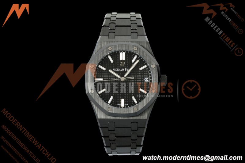 Audemars Piguet - Royal Oak 15500ST 41mm Black Ceramic Black Dial APSF A4302 Mod