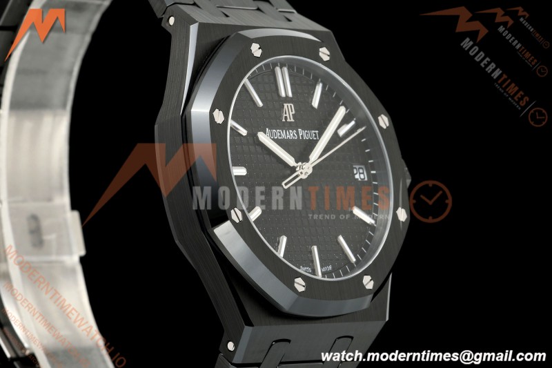 Audemars Piguet - Royal Oak 15500ST 41mm Black Ceramic Black Dial APSF A4302 Mod
