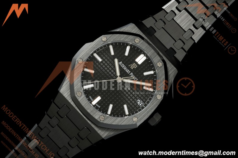Audemars Piguet - Royal Oak 15500ST 41mm Black Ceramic Black Dial APSF A4302 Mod