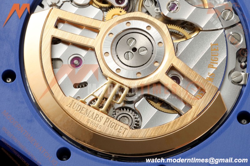 Audemars Piguet - Royal Oak 15500ST 41mm Blue Ceramic Black Dial APSF A4302 Mod