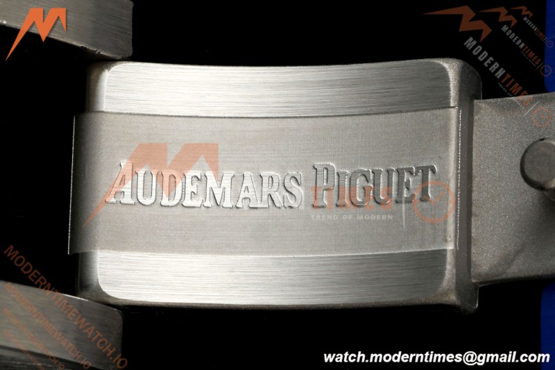 Audemars Piguet - Royal Oak 15500ST 41mm Blue Ceramic Black Dial APSF A4302 Mod