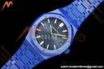 Audemars Piguet - Royal Oak 15500ST 41mm Blue Ceramic Black Dial APSF A4302 Mod