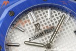 Audemars Piguet - Royal Oak 15500ST 41mm Blue Ceramic White Dial APSF A4302 Mod