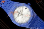 Audemars Piguet - Royal Oak 15500ST 41mm Blue Ceramic White Dial APSF A4302 Mod