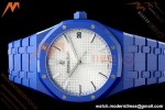 Audemars Piguet - Royal Oak 15500ST 41mm Blue Ceramic White Dial APSF A4302 Mod