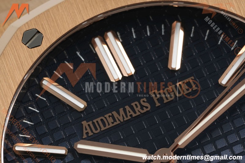 Audemars Piguet - Royal Oak 41mm 15510OR RG/RG Blue/Stk RSF A4302 Mod | 오데마 피게 - 로얄 오크 41mm 15510OR RG/RG 블루/Stk RSF A4302 Mod