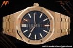 Audemars Piguet - Royal Oak 41mm 15510OR RG/RG Blue/Stk RSF A4302 Mod | 오데마 피게 - 로얄 오크 41mm 15510OR RG/RG 블루/Stk RSF A4302 Mod