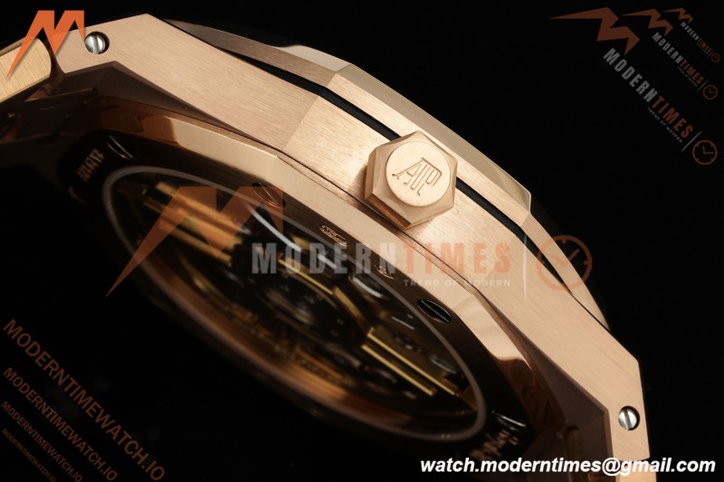 Audemars Piguet - Royal Oak 41mm 15510OR RG/RG Blue/Stk RSF A4302 Mod | 오데마 피게 - 로얄 오크 41mm 15510OR RG/RG 블루/Stk RSF A4302 Mod
