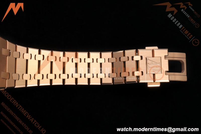 Audemars Piguet - Royal Oak 41mm 15510OR RG/RG Blue/Stk RSF A4302 Mod | 오데마 피게 - 로얄 오크 41mm 15510OR RG/RG 블루/Stk RSF A4302 Mod