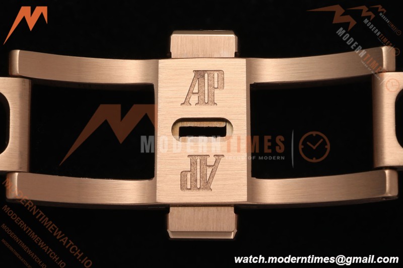 Audemars Piguet - Royal Oak 41mm 15510OR RG/RG Blk/Stk RSF A4302 Mod