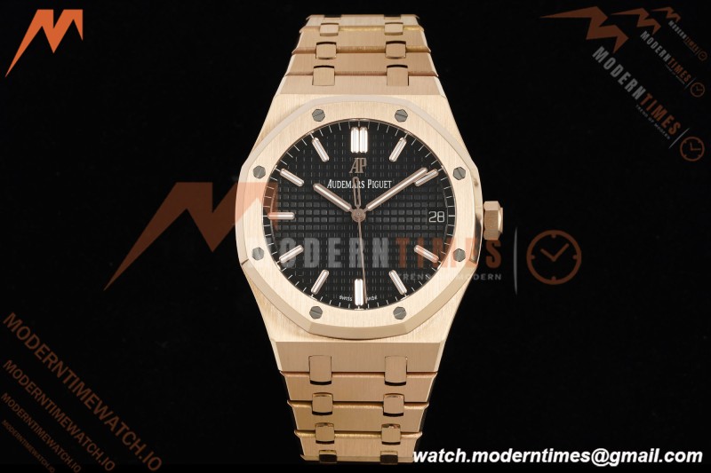 Audemars Piguet - Royal Oak 41mm 15500OR RG/RG Blk/Stk RSF A4302 Mod | 오데마 피게 - 로얄 오크 41mm 15500OR RG/RG 블랙/스틸 RSF A4302 모드