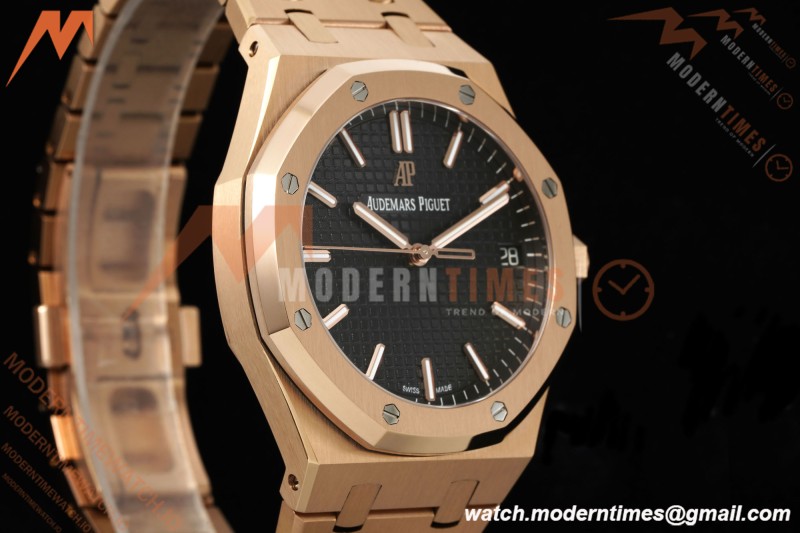 Audemars Piguet - Royal Oak 41mm 15500OR RG/RG Blk/Stk RSF A4302 Mod | 오데마 피게 - 로얄 오크 41mm 15500OR RG/RG 블랙/스틸 RSF A4302 모드