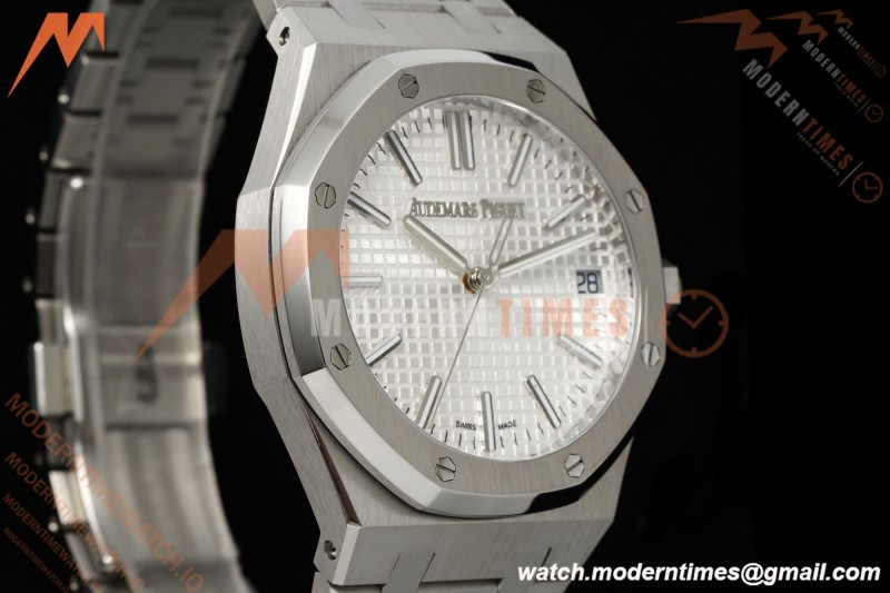 Audemars Piguet - Royal Oak 41mm 15510ST SS/SS Wht/Stk RSF A4302 Mod