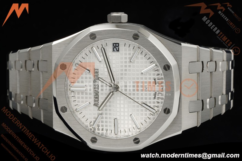 Audemars Piguet - Royal Oak 41mm 15510ST SS/SS Wht/Stk RSF A4302 Mod
