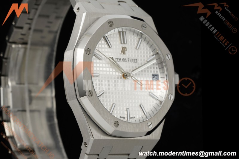 Audemars Piguet - Royal Oak 41mm 15500ST SS/SS Wht/Stk RSF A4302 Mod