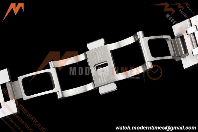 Audemars Piguet - Royal Oak 15407BC 41mm Openworked Frosted SS/SS Skeleton THB V2 SA3132