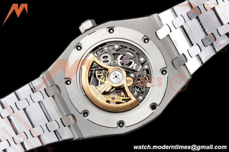 Audemars Piguet - Royal Oak 15407BC 41mm Openworked Frosted SS/SS Skeleton THB V2 SA3132