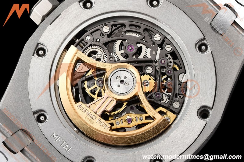 Audemars Piguet - Royal Oak 15407BC 41mm Openworked Frosted SS/SS Skeleton THB V2 SA3132