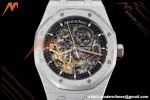 Audemars Piguet - Royal Oak 15407BC 41mm Openworked Frosted SS/SS Skeleton THB V2 SA3132
