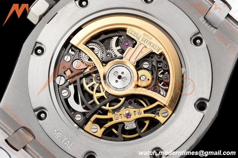 Audemars Piguet - Royal Oak 15407BC 41mm Openworked Frosted SS/SS Skeleton THB V2 SA3132