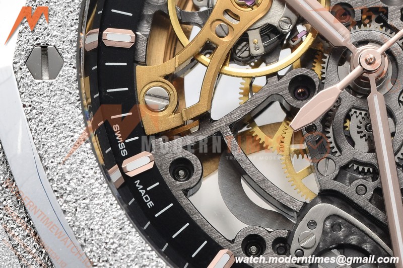 Audemars Piguet - Royal Oak 15407BC 41mm Openworked Frosted SS/SS Skeleton THB V2 SA3132