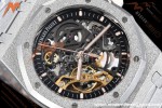 Audemars Piguet - Royal Oak 15407BC 41mm Openworked Frosted SS/SS Skeleton THB V2 SA3132