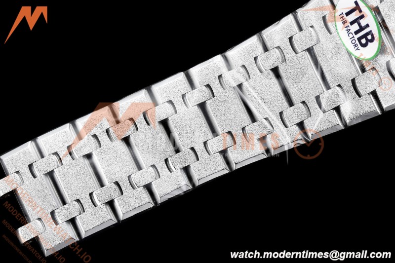 Audemars Piguet - Royal Oak 15407BC 41mm Openworked Frosted SS/SS Skeleton THB V2 SA3132