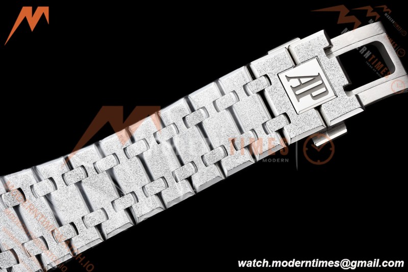 Audemars Piguet - Royal Oak 15407BC 41mm Openworked Frosted SS/SS Skeleton THB V2 SA3132