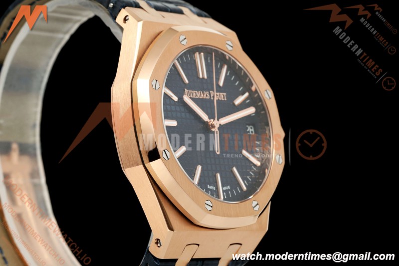 Audemars Piguet - Royal Oak 15510OR 41mm RG/LE Blue/Stk RSF SA4302 Mod