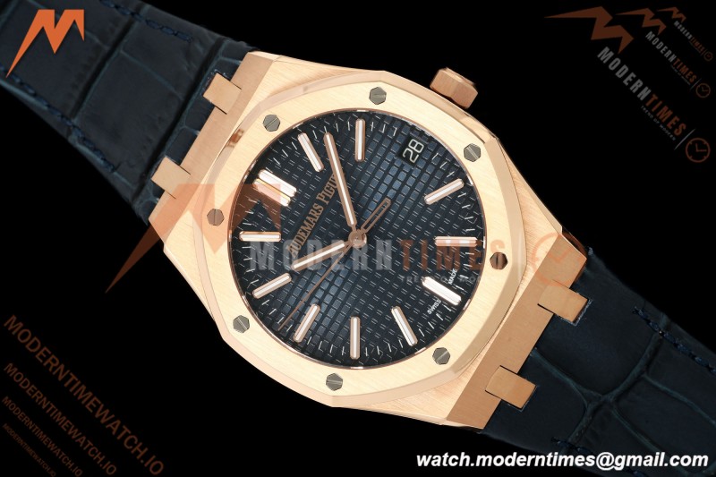 Audemars Piguet - Royal Oak 15510OR 41mm RG/LE Blue/Stk RSF SA4302 Mod