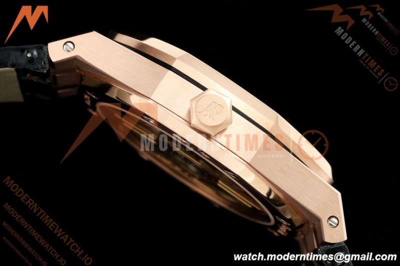 Audemars Piguet - Royal Oak 41mm 15500OR RG/LE Blk/Stk RSF SA4302 Mod | 오데마 피게 - 로얄 오크 41mm 15500OR RG/LE 블랙/스틸 RSF SA4302 모드